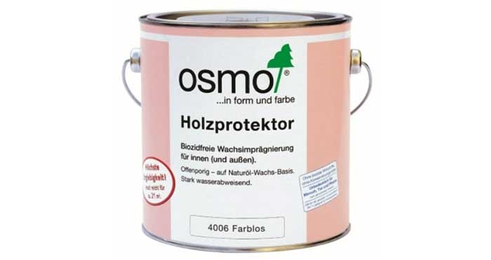 Водоотталкивающая пропитка для древесины Osmo Holzprotektor 4006 2,5 л