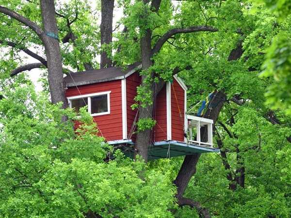 Организация отопления и кондиционирования воздуха в доме на дереве