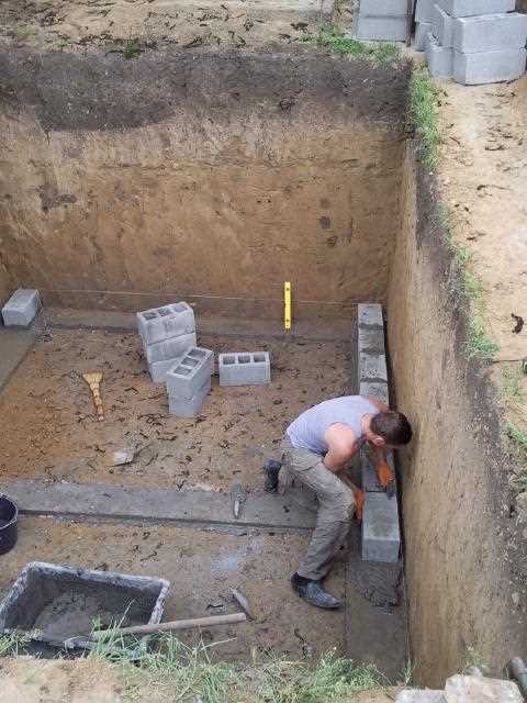 Этапы строительства погреба на участке