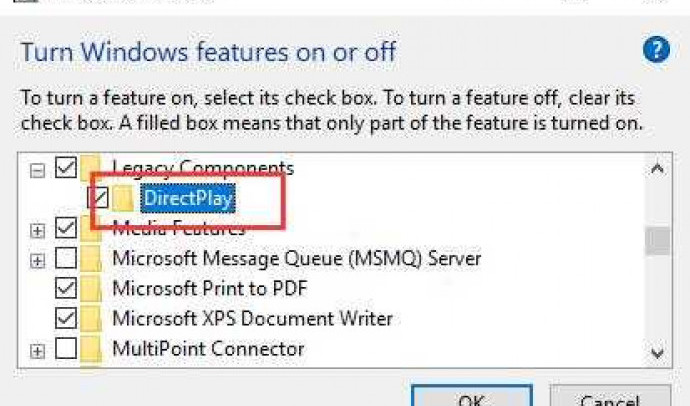 Скачать Directplay для Windows 10