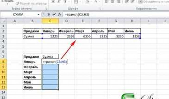 Преобразование текста в число в Excel