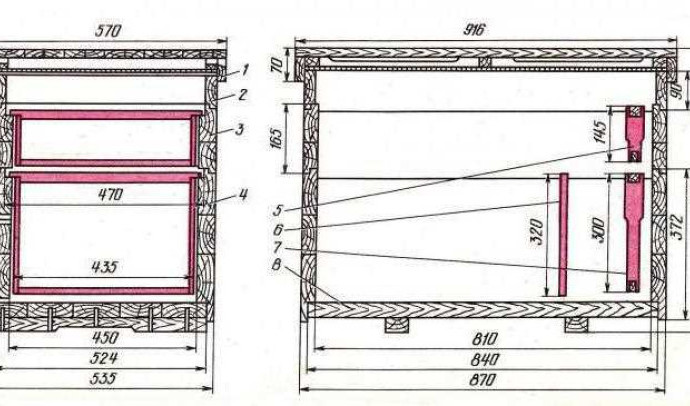Как сделать улей своими руками: пошаговая инструкция с размерами, чертежами и видео