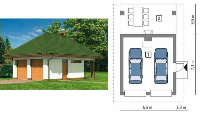 Как построить каркасный гараж на 2 машины: шаг за шагом инструкция и готовые проекты