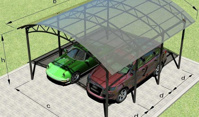 Навес под машину своими руками: подробная пошаговая инструкция