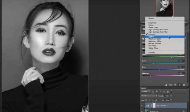 Как сделать черно-белое изображение в Photoshop