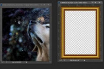 Как вставить фотографию в рамку в фотошопе
