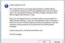 Leatrix latency fix 3.00 для Windows 7 - уменьшение задержки соединения
