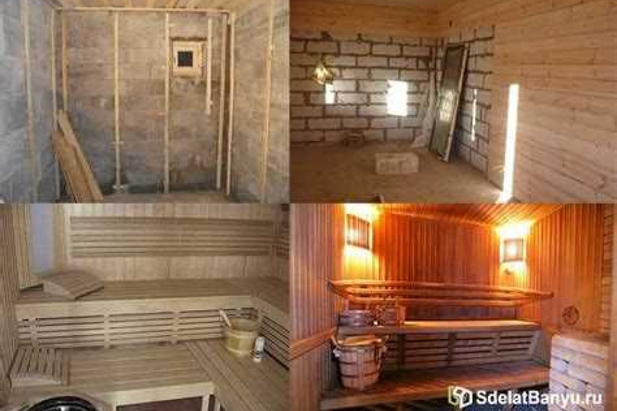 Отделка бани из газобетона: материалы и советы |Отделка бани из ...