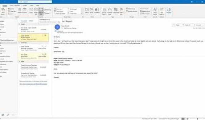 Как управлять контактами в Outlook