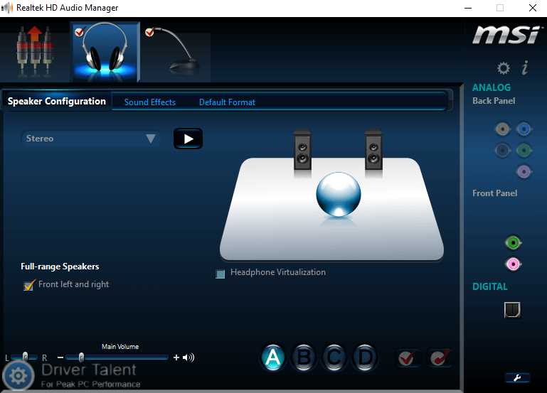 Установка драйверов Realtek HD audio для Windows 10