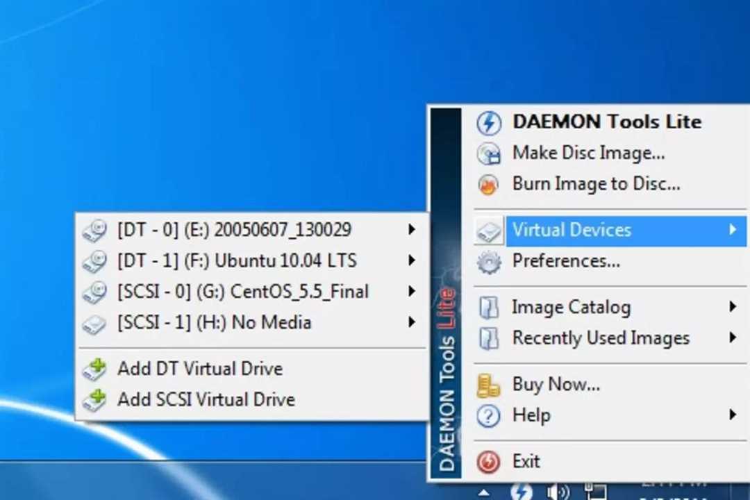 Сравнение версий DAEMON Tools для Windows 10