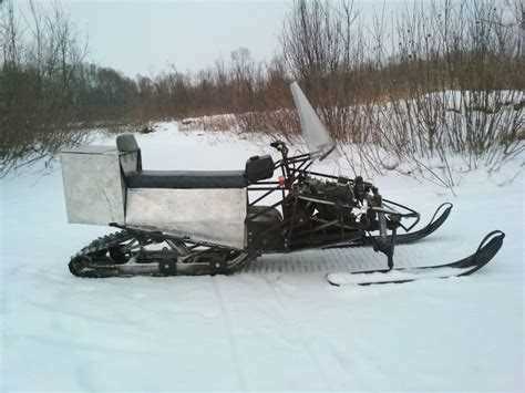 Сборка и установка двигателя для самодельного снегохода